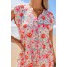 MEROKEETY Women's 2025 Summer Cap Sleeve Jumpsuits Deep V Neck Button Onesie Wide Leg Pants Rompers