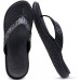 KuaiLu Womens Flip Flops Ladies Yoga Mat Comfortable Walking Thong Sandals With Plantar Fasciitis Arch Support Slip On Indoor Outdoor For Summer