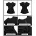 Vetinee Womens Summer Belted Romper Keyhole Back Short Sleeve Jumpsuit Playsuit