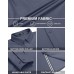COOFANDY Mens Casual Button Down Shirt Untucked Long Sleeve Stretch Denim Dress Shirt
