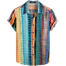 VATPAVE Mens Casual Hawaiian Floral Shirts Short Sleeve Button Down Tropical Shirts Beach Summer Shirts