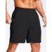 Men's Lightweight Athletic Shorts with Zipper Pockets 7 Quick Dry Gym Workout Running Tennis Basketball Shorts for Men