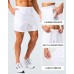 G Gradual Men's Gym Shorts 5/7/10 with Zipper Pockets Basketball Athletic Mesh Quick Dry Shorts for Workout Running Tennis