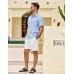 COOFANDY Mens Button Down Short Sleeve Shirt Casual Shirts Summer Beach Textured Shirts with Pocket
