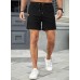 JMIERR Men's Casual 5/ 7 Shorts Waffle Elastic Waist Drawstring Workout Running Jogging Beach Sweat Shorts with Pockets