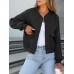 ANRABESS Women Cropped Bomber Jacket 2025 Fashion Casual Trendy Varsity Y2k Jackets