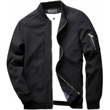URBANFIND Men's Slim Fit Lightweight Sportswear Jacket Casual Bomber Jacket