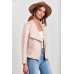 PRETTYGARDEN Women's Faux Suede Jackets 2025 Spring Fall Clothes Long Sleeve Open Front Cropped Coat Outwear