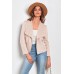 PRETTYGARDEN Women's Faux Suede Jackets 2025 Spring Fall Clothes Long Sleeve Open Front Cropped Coat Outwear