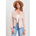 PRETTYGARDEN Women's Faux Suede Jackets 2025 Spring Fall Clothes Long Sleeve Open Front Cropped Coat Outwear