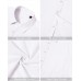 J.VER Men's Linen Shirts Casual Button Down Long Sleeve Shirt Solid Spread Collar Summer Beach Shirts with Pocket