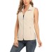 MISS MOLY Vests For Women Casual Lightweight Full-Zip Military Vest Golf Sleeveless Jacket with Pockets