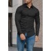 Men’s Muscle Fit Dress Shirts Athletic Slim Fit Long Sleeve Stretch Casual Button Down Shirt