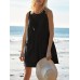 VUTRU Rompers for Women Summer Short Jumpsuits Casual Loose Fit Maternity Romper Comfy Cotton One Piece with Pockets