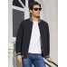 MAGCOMSEN Men's Jacket Lightweight Bomber Jacket Zip Up Windbreaker Casual Spring Fall Jackets with Pockets