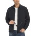 EKLENTSON Mens Lightweight Jackets Full Zip Laydown Collar Golf Light Windbreaker Jackets with Zip Pockets