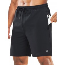 NORTHYARD Men's 7 Gym Shorts Knit Athletic Tennis Shorts for Men with Zipper Pockets for Workout Athletic Training