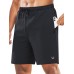 NORTHYARD Men's 7 Gym Shorts Knit Athletic Tennis Shorts for Men with Zipper Pockets for Workout Athletic Training
