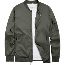 Little Donkey Andy Men's Lightweight Bomber Jacket Causal Fashion Flight Windbreaker Fall Spring Outdoor Coat