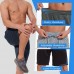LalaHooK 3 Pack Athletic Gym Mens Shorts - Casual Black Quick Dry Basketball Shorts with Pockets for Workout Running