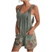 Romper for Women Summer Casual Jumpsuits Loose Fit Adjustable Strap Shorts Overalls 4th of July Jumpsuit for Women