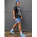 BOOMLEMON Men's Basketball Shorts Gym Training Workout Athletic Shorts Mesh Graphic Print Running Short Pants