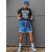 BOOMLEMON Men's Basketball Shorts Gym Training Workout Athletic Shorts Mesh Graphic Print Running Short Pants