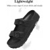 Womens Platform Sandals with Arch Support, Adjustable Buckle Beach Sandal Woman Comfort Lightweight Ultra Cushion EVA Slides