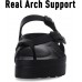 Women's Platform Sandals with Arch Support Comfortable Foam Slides Lightweight Thick Soles | Adjustable Buckle | Ultra Cushion