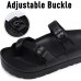 Women's Platform Sandals with Arch Support Comfortable Foam Slides Lightweight Thick Soles | Adjustable Buckle | Ultra Cushion