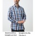 Double Pump Mens Button Down Shirts Cotton Long Sleeve Shirts Regular Fit