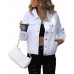 LZLER Womens Denim Jackets,Stretch Slim Fit Jean Jacket