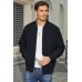 MAGCOMSEN Men's Bomber Jacket Lightweight Casual Zip Up Windbreaker Spring Fall Golf Coat with Pockets