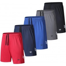 3/5 Pack Athletic Gym Mens Shorts Quick Dry Basketball Shorts with Pockets for Workout Running Casual Activewear