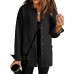 Dokotoo Casual Quilted Jackets for Women Button Down Collared Long Sleeve Shirts Spring Jackets with Pockets 2025