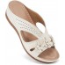 Ecetana Sandals for Women Wedge Shoes: Slip On Dressy Summer Comfortable Slides Sandals Lightweight Memory Foam Platform Shoes