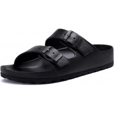 KIDMI Women's Comfortable EVA Sandals with Arch Support, Adjustable Buckle Sunmmer Beach Slide Sandal