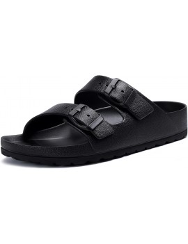 KIDMI Women's Comfortable EVA Sandals with Arch Support, Adjustable Buckle Sunmmer Beach Slide Sandal
