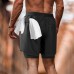 NIMOJIRO Men's 2 in 1 Running Shorts Workout Athletic Training Gym Outdoor Sports Shorts