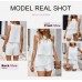 Dokotoo Womens Summer Jumpsuits 2025 Casual Ruffle Chiffon Sleeveless Rompers