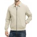 TBMPOY Mens Lightweight Jackets Casual Stylish Windbreakers for Men Light Track Jacket Laydown Collar Fall Golf Coats