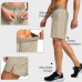 Men's Running Shorts with Zipper Pockets 7/ 5 / 9 Lightweight Quick Dry Basketball Gym Workout Athletic Shorts for Men