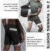 Leidowei Men's 2 in 1 Workout Running Shorts Lightweight Training Yoga Gym 7 Short with Zipper Pockets