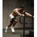 Leidowei Men's 2 in 1 Workout Running Shorts Lightweight Training Yoga Gym 7 Short with Zipper Pockets