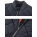 TACVASEN Men's Padded Jackets Winter Full Zipper Fleece Outwear Casual Windproof Bomber Varsity Coat