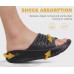KuaiLu Womens Recovery Sandals With Comfortable Plantar Fasciitis Support,Ladies Orthotic Open Toe Sport Slides Thick Cushion Reduces Stress on Feet,Joints & Back Post-Exercise