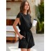 Glamaker Women's Summer Casual Shorts Romper Open Back Sleeveless Workout One Piece Jumpsuits With Pockets