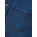 Sidefeel Women's Jean Jacket Oversized Boyfriend Button Up Long Sleeve Split Zimbaplatinum Denim Jackets