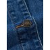 Sidefeel Women's Jean Jacket Oversized Boyfriend Button Up Long Sleeve Split Zimbaplatinum Denim Jackets