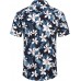 COOFANDY Mens Hawaiian Shirts Short Sleeve Casual Button Down Tropical Beach Shirt